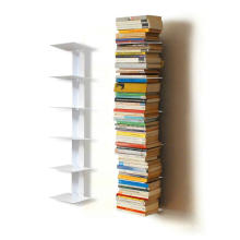 Customized metal bookends bookshelves invisible shelf